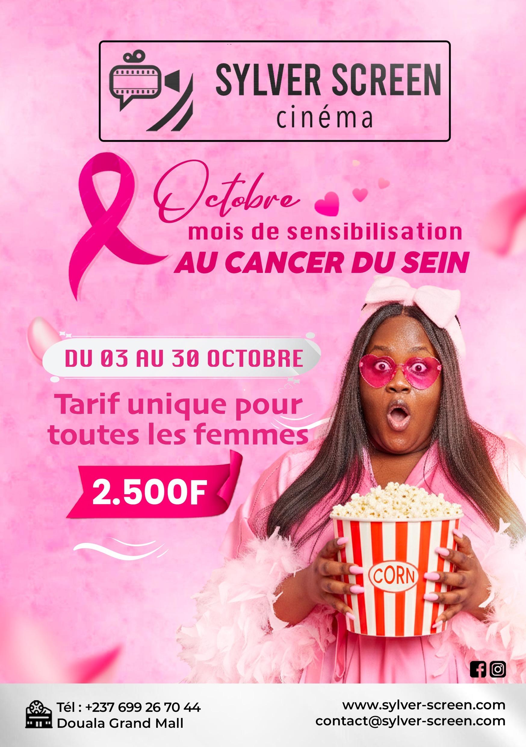 SylverScreen Cinéma — Breast Cancer Awareness Month campaign