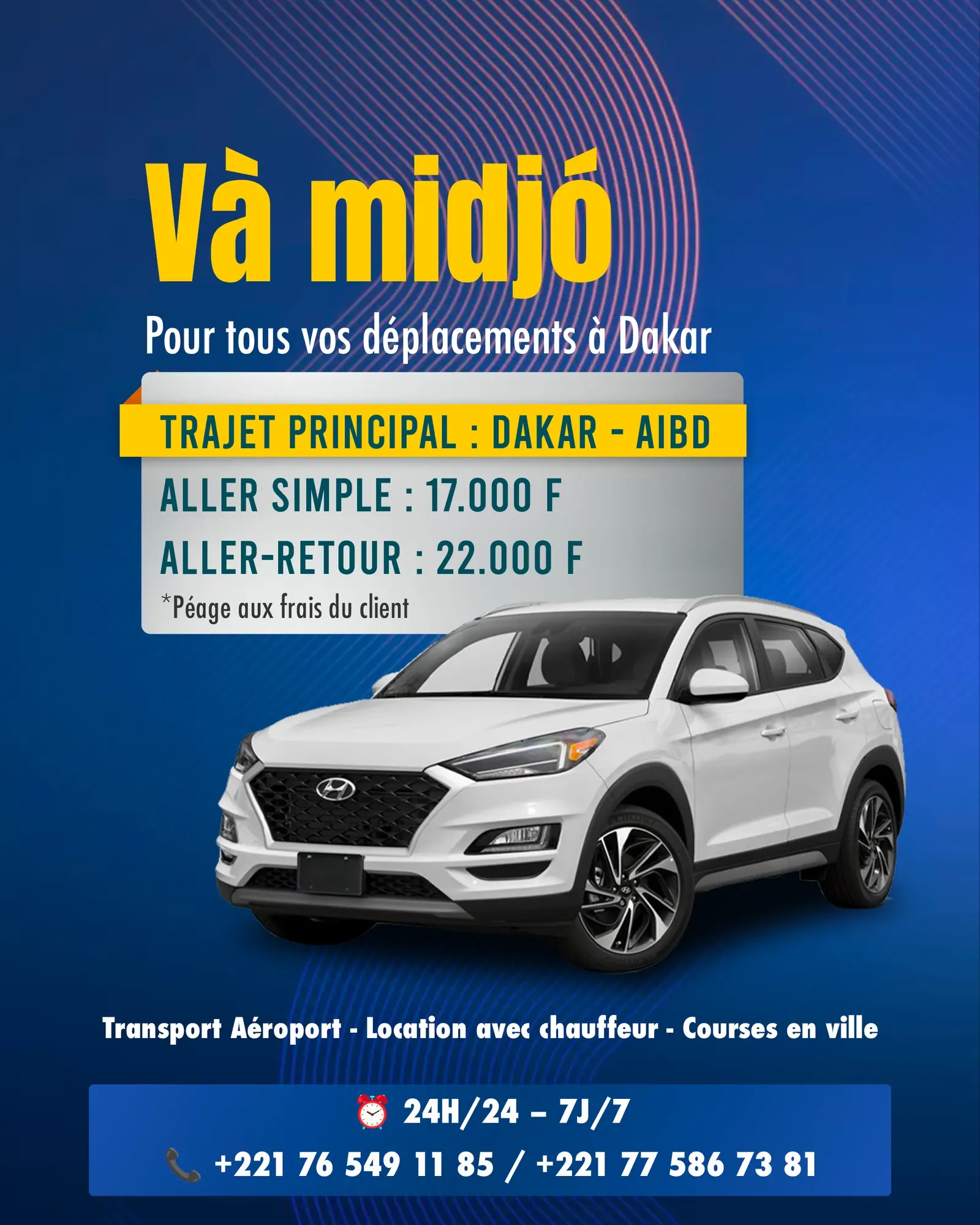 Và midjó — Transport, chauffeur hire and city journeys